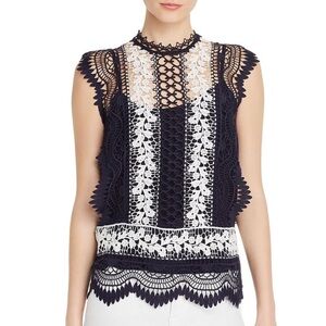 NWT Aqua Lace Tank Top - Size S